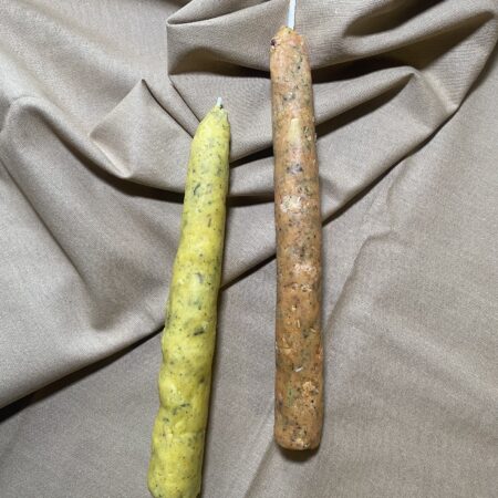 rytualna świeca z ziołami — Czarci Kocioł